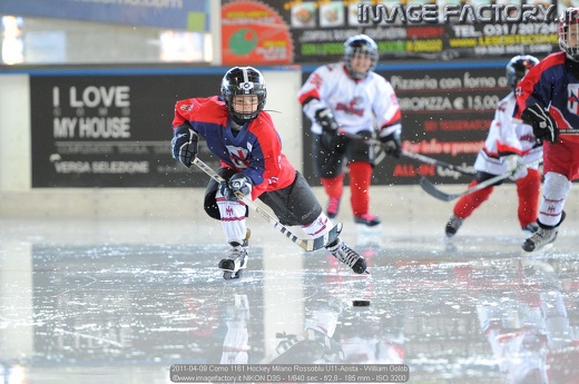 2011-04-09 Como 1161 Hockey Milano Rossoblu U11-Aosta - William Golob